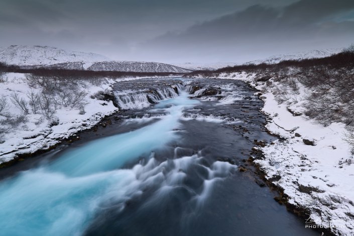 Brúarfoss Waterfall