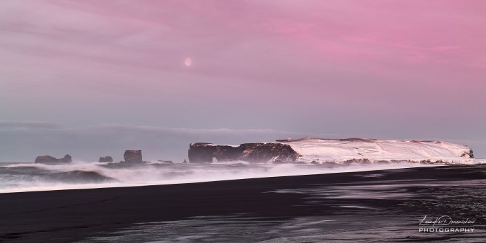 Dyrhólaey from Reynisfjara Beach