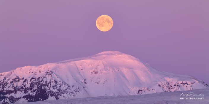 Full Moon Sunset