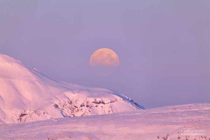 Full Moon Sunset