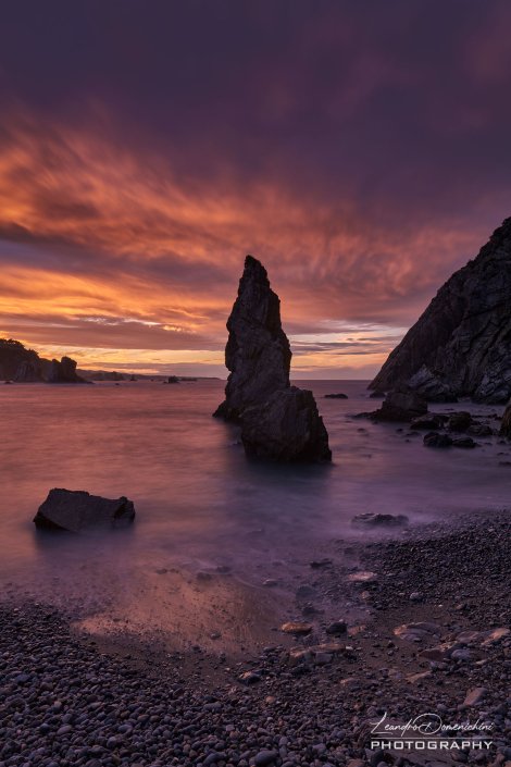 Playa del Silencio, Asturias, Spain - Aspect ratio: 2:3, Vertical Playa del Silencio