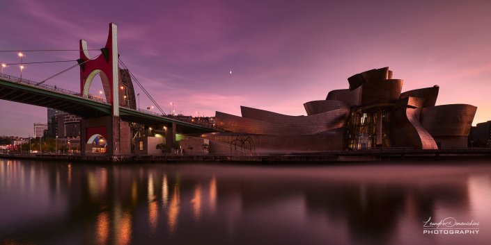 Guggenheim Museum, Bilbao, Spain - Aspect ratio: 2:1, Panorama Guggenheim Museum