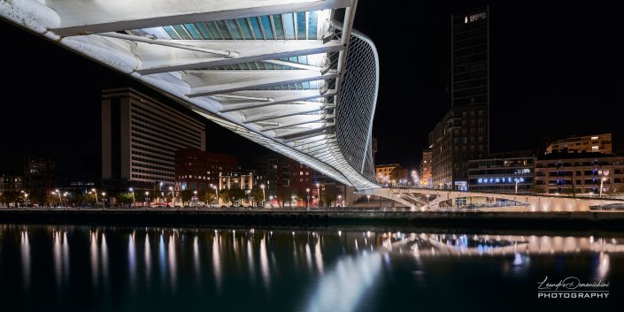 Zubizuri, Bilbao, Spain- Aspect ratio: 2:1, Panorama Zubizuri