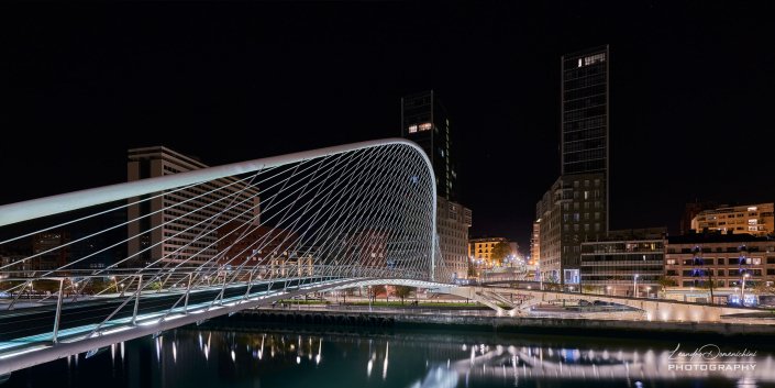 Zubizuri, Bilbao, Spain- Aspect ratio: 2:1, Panorama Zubizuri