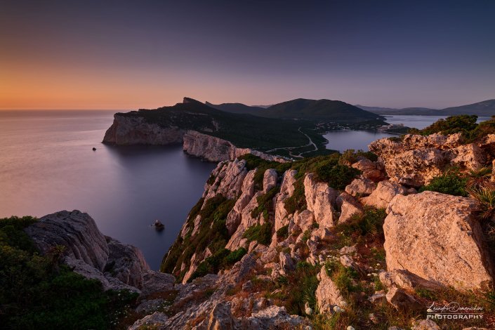 Panoramic point of Capo Caccia