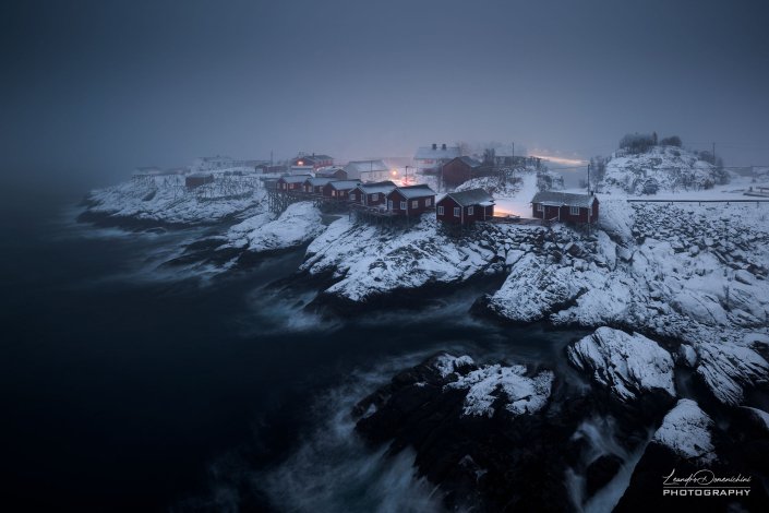 Hamnøy in the storm
