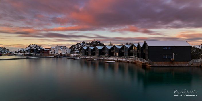 Sunset in Hamn