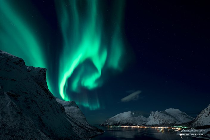 Northern Lights at Bergsbotn Viewpoint