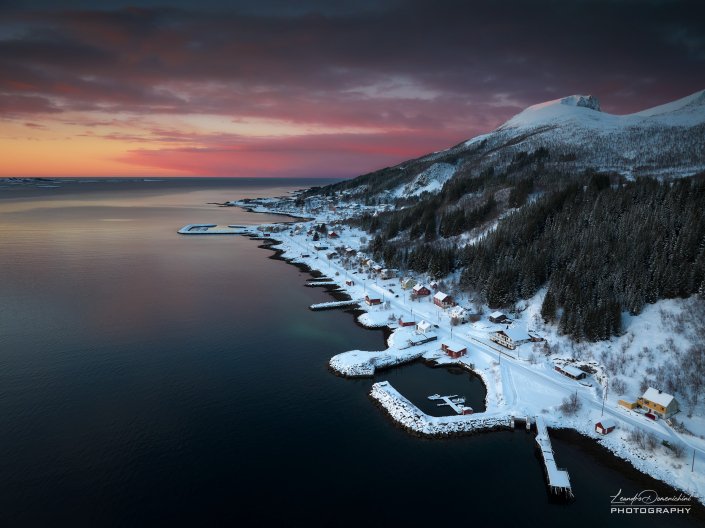 Aerial view of Skaland